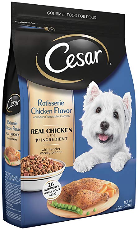 Cesar Small Breed Dry Dog Food Rotisserie Chicken