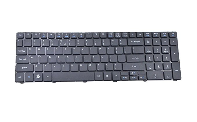 Eathtek Replacement Keyboard for Acer Aspire 5560 5560G 5625 5625G 5733 5733Z 5736G 5736Z 5741 5741G 5742 5742G 5742Z 5742ZG 5745G 5745P 5745PG 5750Z 5750ZG 5820G 7739ZG 7741G Series Black US Layout