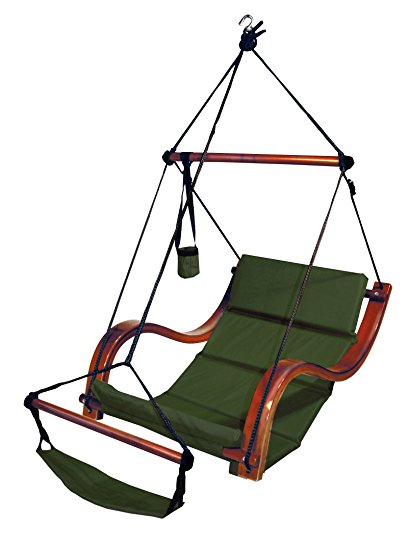 Hammaka Nami Deluxe Hanging Hammock Lounger Chair In Green