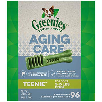 GREENIES Senior Aging Care Dental Dog Treats, 27 oz. Pack