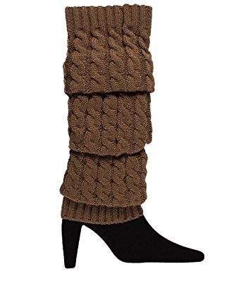 MISSALOE Women Long Leg Warmers Double Sided Knit Crochet Boot Socks Boot Cuff