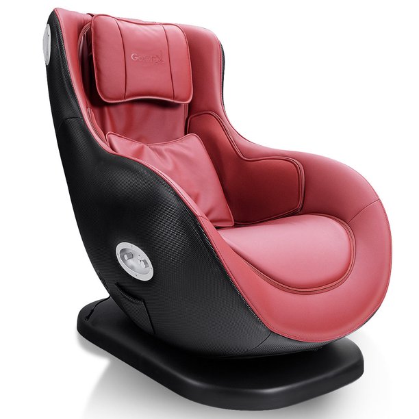 Costway Leisure Curved Massage Chair Heated W/Wireless Bluetooth Speaker &USB Charger