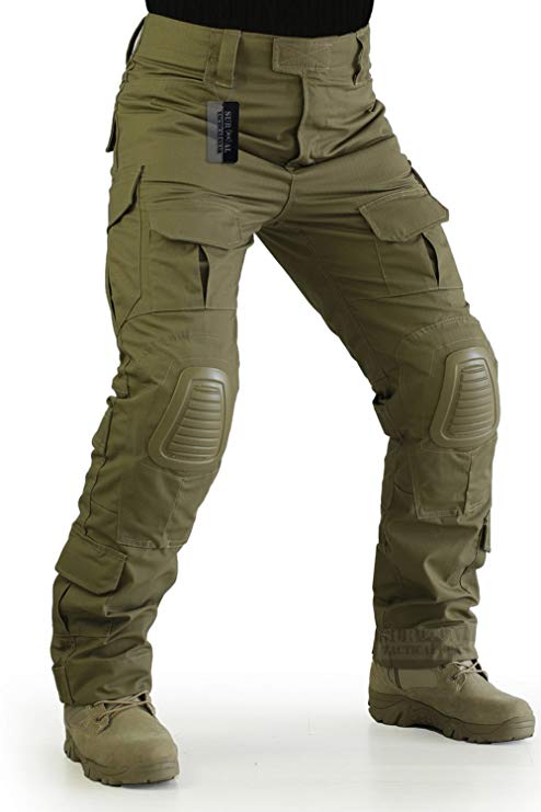 ZAPT Tactical Pants with Knee Pads Airsoft Camping Hiking Hunting BDU Ripstop Combat Pants 13 Kinds Army Camo Uniform Military Trousers
