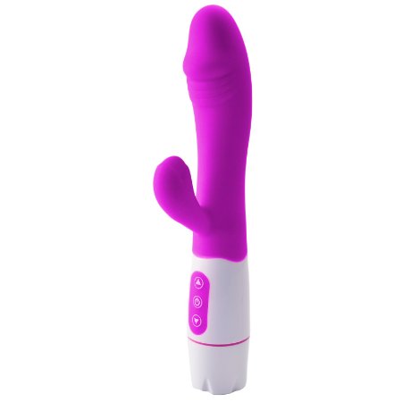 Rabbit Vibrator,Tracy's Dog 16 Frequency Update Version Dual Motor Vibrant Electric Massager Dildo Vibrator Adult Sex Toys