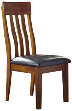 Ashley Furniture Signature Design Ralene Dining UPH Side Chair, Medium Brown, Set of 2