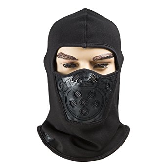 Fleece Lined Balaclava ,Beathable Winter Windproof Ski Face Mask, Tactical Hat and Neckwarmer for Winter Sports by REDESS