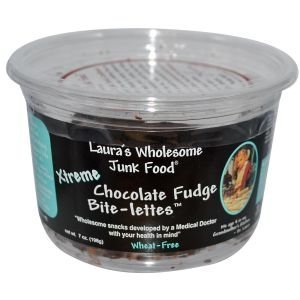 Laura's Wholesome Junk Food Bite-Lettes Xtreme Chocolate Fudge -- 7 oz by Laura's Wholesome Junk Food