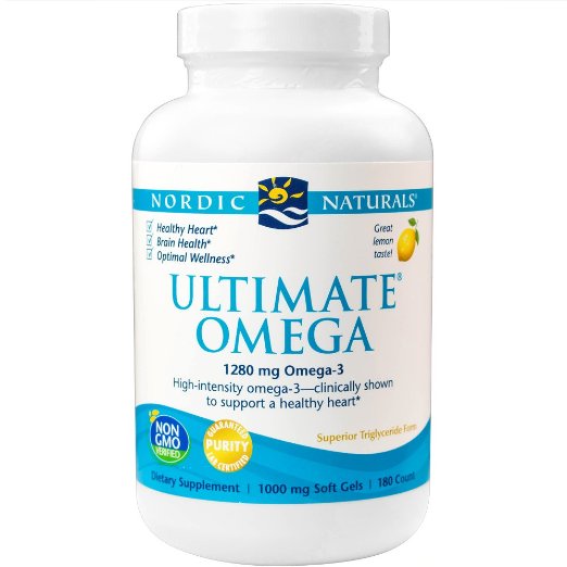 Nordic Naturals - Ultimate Omega, Support for a Healthy Heart, 180 Soft Gels (FFP)