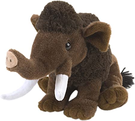 WILD REPUBLIC Woolly Mammoth Plush, Stuffed Animal, Plush Toy, Kids Gifts, Cuddlekins, 8 Inches