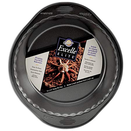 Wilton Excelle Elite 9 Inch x 1.5 Inch Deep Pie Pan