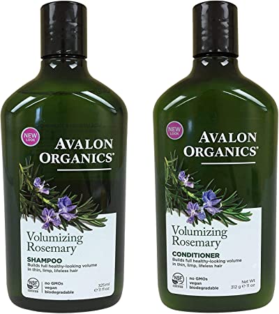 Avalon Organics Rosemary Volumizing Shampoo & Conditioner 11 oz each