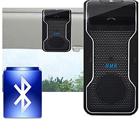 BMR Bluetooth Visor Handsfree Speakerphone Car kit for iPhone, Samsung, HTC and all other Cellphones