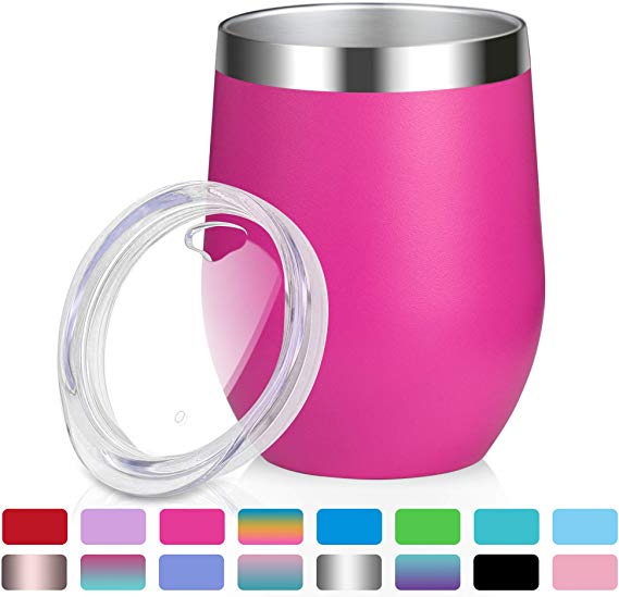 arteesol Coffee Cup - 12 oz Stainless Steel Travel Mug Coffee Mug - Double Wall Vacuum Insulated Tumbler with lid Fit for Coffee, Wine, Cocktails, Ice Cream