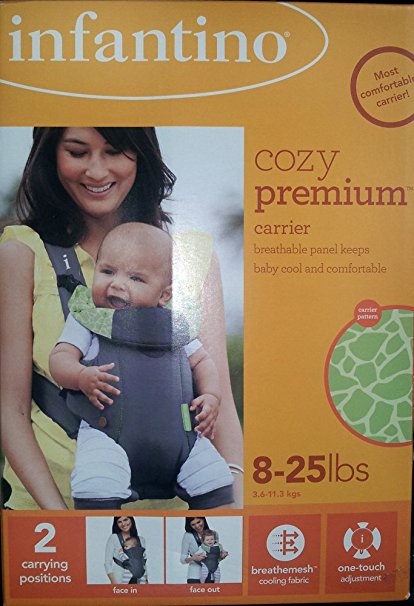 Infantino Cozy Premium Carrier 8 - 25lbs.