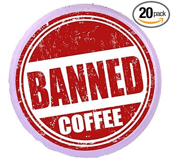Banned Coffee Strongest Keurig K-Cup - Super Strong Caffeine Content - Our Best Flavor Medium Dark Roast (Keurig K-Cups, 20 Counts (Pods))