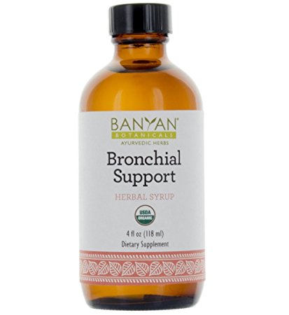 Banyan Botanicals Bronchial Support Herbal Syrup, USDA Organic, Ayurvedic Formula Designed To Provide Bronchial Comfort and Wellness.