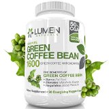 Green Coffee Bean Extract 50 Chlorogenic Acid - Clinically Proven to Safely Burn Fat Fast - Boost Energy Levels and Fire Up Metabolism for Weight Loss - A Powerful Antioxidant - by Lumen Naturals