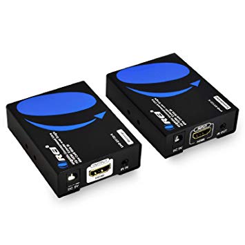 OREI UltraHD 4K HDMI Extender Over Single CAT6A/CAT7 Cable Uncompressed 4K @ 60Hz with IR - Up to 100 Ft