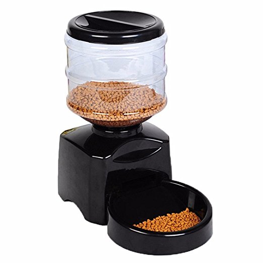 Pet Feeder, Greatic 5.5L Automatic Pet Feeder Electronic Digital Display Bowl Dispenser for Dog Cat