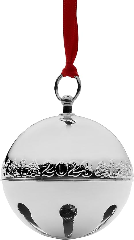 Wallace 2023 Silver Plated Sleigh Bell Ornament, 53rd Edition