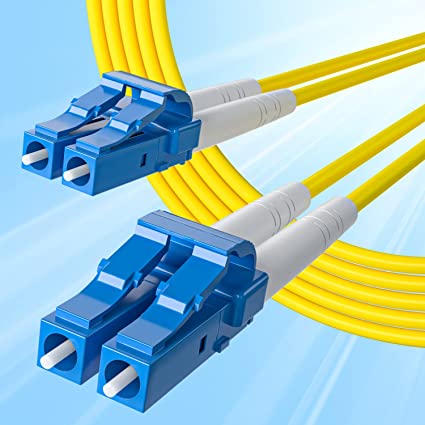 10Gtek OS2 LC to LC Duplex Fiber Patch Cable 50m(160ft), 9/125 Singlemode UPC Polish LSZH, Application for 1G SFP, 10G SFP , Media Converter, Length: 1m to 50m, 5-Year Warranty