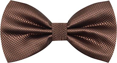 Men's Solid Formal Banded Bow Ties