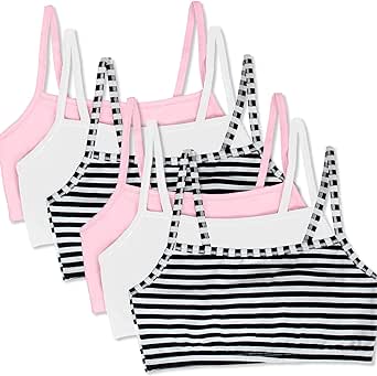 Fruit of the Loom Women's Spaghetti Strap Cotton Pullover Sports Bra Value Pack