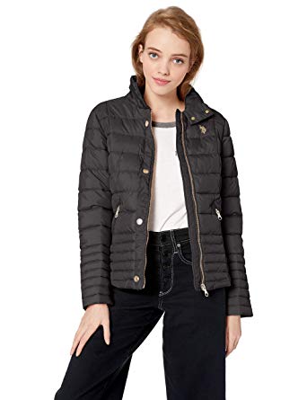 U.S. Polo Assn. Women's Moto Puffer Jacket