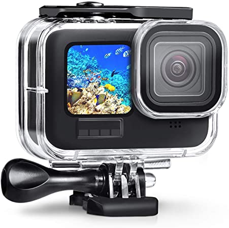 Deyard 60M Waterproof Case for GoPro Hero 9, 196FT Underwater Protective Housing Case for Hero 9 Action Camera, with Quick Release Mount and Thumbscrew