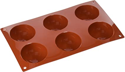 Silikomart Silicone Classic Collection Mold Shapes, Semi-Sphere, Extra-Large