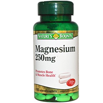 Nature's Bounty Magnesium, 250mg, 100 Tablets