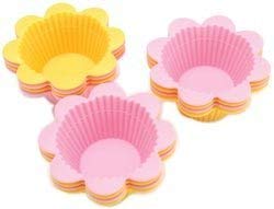 Wilton Silicone Standard Baking Cups, 12 Count, Flower