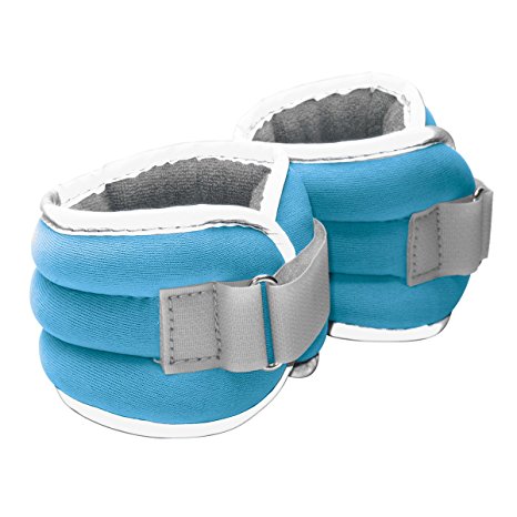 Everlast Comfort Fit Ankle/Wrist Weights 5 lb - Blue