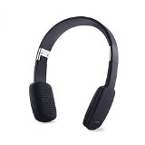 Blackzebra HP-H01 Bluetooth headset V40 Wireless Headphones for Games TV Noise Cancellation for Apple iPhone iPad Samsung and Other Bluetooth Device Black