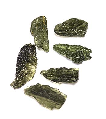Genuine Rough Moldavite 15-20 Carat Stone