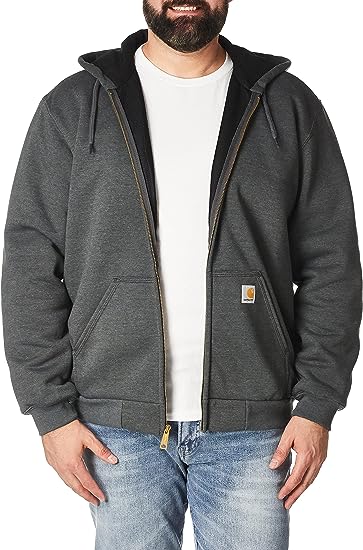 Carhartt Men's Rd Rutland Thermal Lined Hooded Zip Front Sweatshirt