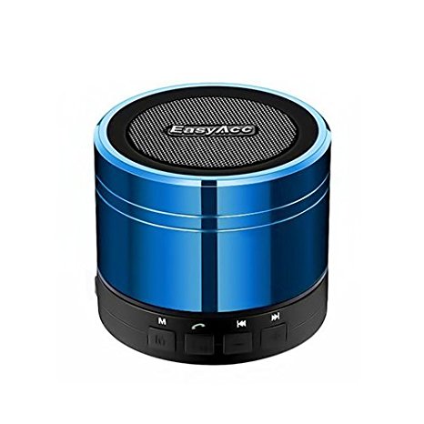 EasyAcc Mini Portable Bluetooth Speaker, Blue