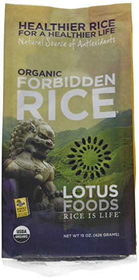 Lotus Foods Gluten Free Organic Forbidden Black Rice, 15 oz