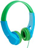 AmazonBasics Volume Limited On-Ear Headphones for Kids - BlueGreen