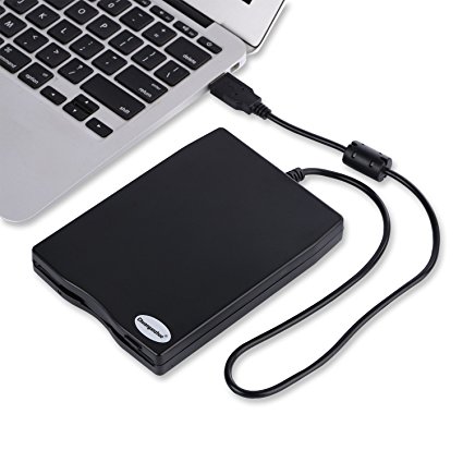 3.5" USB External Floppy Disk Drive Portable 1.44 MB FDD for PC Windows 2000/XP/Vista/7/8/10  Dust External Bag Case,Protect your drive Scratch-Resistant,No Need to Install Drive with CD,Plug and Play