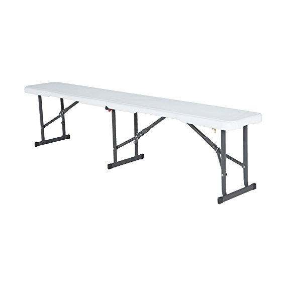 Lifetime 80309 Portable Fold-in-Bench, 6-foot