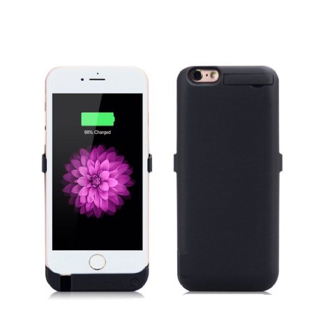 iPhone 6 Plus Battery Case, Anyea 10000 mAh External Backup Battery Case for iphone6 Plus (5.5 inch) (Black)