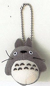 Studio Ghibli My Neighbor Totoro 1.5" grey Totoro with chain