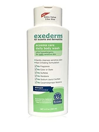 Exederm Body Wash by Exederm (Large 12oz Pack Size)