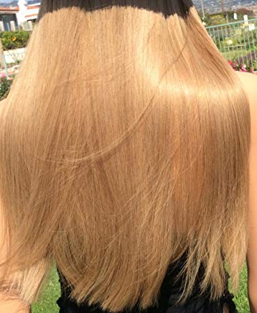 Shantique Halo Hair Extensions Color #18 Size 16". 100% Remy Brazilian Unprocessed Human Hair