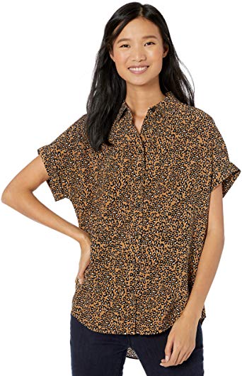 Amazon Brand - Goodthreads Women's Viscose Short-Sleeve Shirt