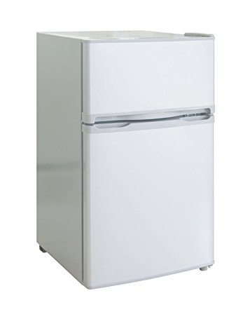 RCA-Igloo 3.2 Cubic Foot 2 Door Fridge and Freezer, White