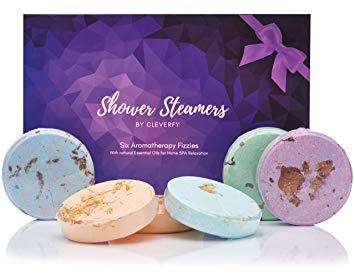 Cleverfy Shower Bombs - Set Of 6 Pieces Aromatherapy Shower Steamers With Essential Oil - Our Shower Melts Work On The Same Principle As Vapor Bath And Shower Bombs Aromatherapy