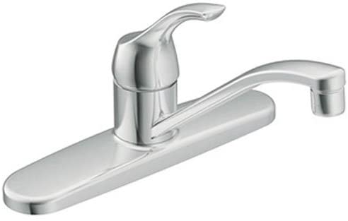 Moen CA87526 Kitchen Faucet with Off-Board Side Spray from the Muirfield Collection, Chrome