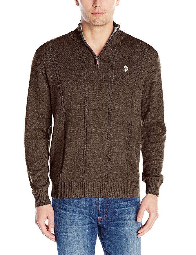 U.S. Polo Assn. Men's L/S 1/4 Zip Ottoman